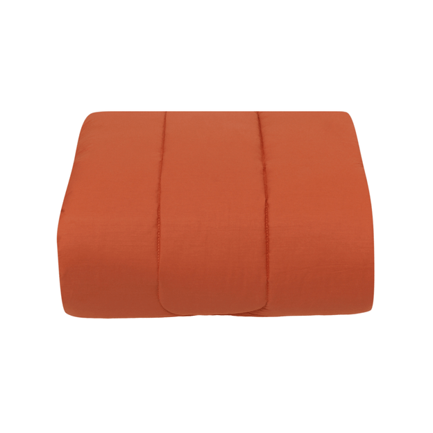 EDREDOM SOLTEIRO 1,60 M X 2,40 M VON CONCEPT TERRACOTA