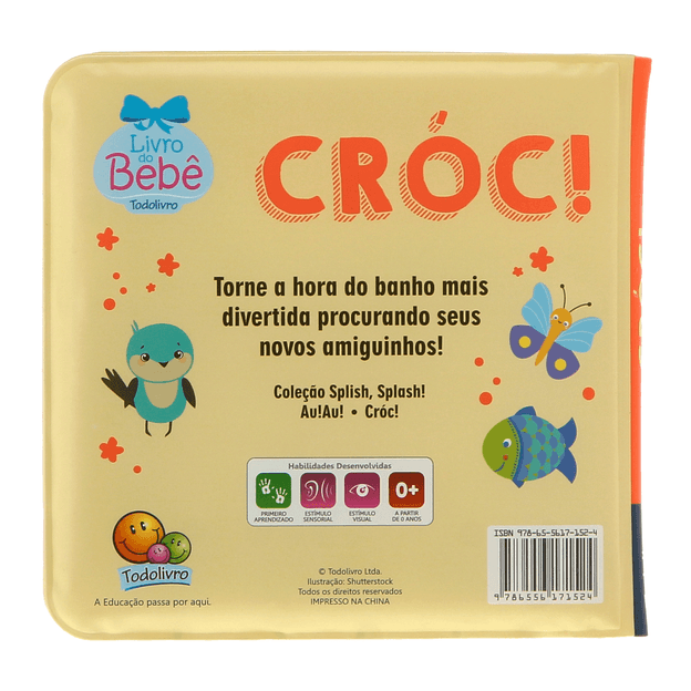SPLISH, SPASH! CROC! LIVRO INFANTIL